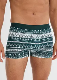 Boxershorts med bomull i ettersittende modell (3-pack), bonprix