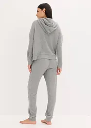 Loungewear-kosedress i mykt ribbemateriale, oversized, bonprix