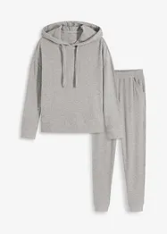 Loungewear-kosedress i mykt ribbemateriale, oversized, bonprix