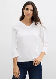 Jerseytopp av bomullsmiks, bonprix