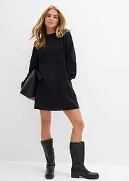 Sweatshirtkjole i 100% bomull, bonprix