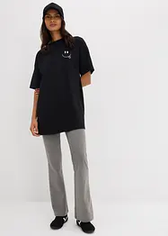 Oversized, lang topp i 100% økologisk bomull, bonprix