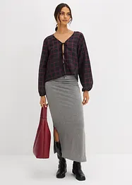 Oversized bluse av  myk viskose, bonprix