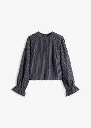 Bluse av strukturert materiale, bonprix