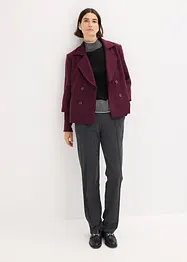 Genser med kasjmir og ståkrage, bonprix