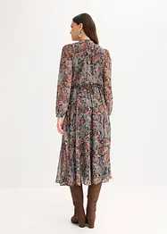 Paisleykjole av chiffon, bonprix