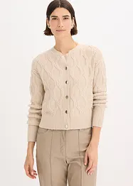 Grovstrikket cardigan, bonprix