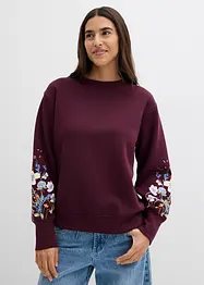 Sweatshirt i bomullsmiks, bonprix