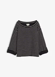 Oversized sweatshirt i 100% bomull, bonprix