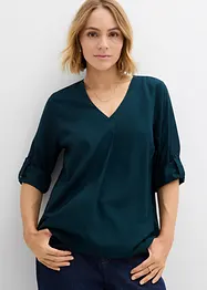 Slip on-bluse i lett viskose, bonprix