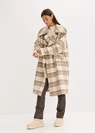 Oversized kåpe i myk ullmiks, bonprix