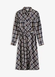 Skjortekjole av myk flanell, bonprix