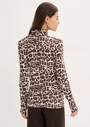 Langermet topp av myk viskosemiks, bonprix