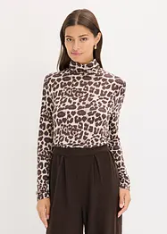 Langermet topp av myk viskosemiks, bonprix