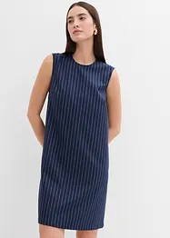 Minikjole i viskosemiks med pinstripes, bonprix