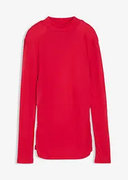 Ribbestrikket topp med rynking, bonprix