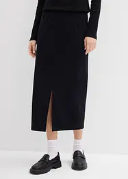 Midiskjørt i scuba-materiale, bonprix
