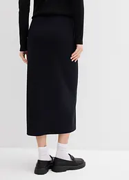 Midiskjørt i scuba-materiale, bonprix