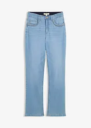 Straight Jeans High Waist med lommedetaljer, bonprix