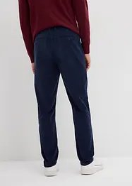 Regular Fit kordfløyelsbukse med stretch og økologisk bomull, Tapered, bonprix
