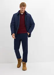 Finstrikket genser med fin merionull, Slim Fit, bonprix