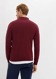 Finstrikket genser med fin merionull, Slim Fit, bonprix
