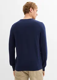 Finstrikket genser med utsøkt merinoull, bonprix
