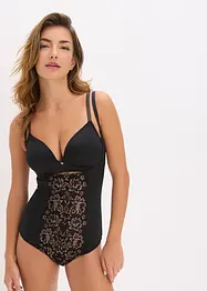 Shape-body med glittergarn, lett formende, bonprix