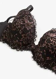 Vattert BH med glittergarn, bonprix