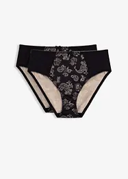 Maxitruse med delikat blonde (2-pack), bonprix