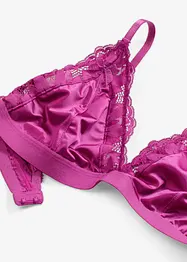 Bralette i materiale med glans, bonprix