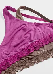 Feel Comfort-bralette i myk modal (2-pack), bonprix