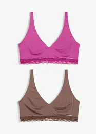 Feel Comfort-bralette i myk modal (2-pack), bonprix