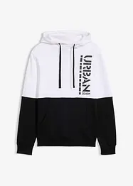Sweatshirt med hette, Slim Fit, bonprix