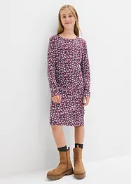 Ribbet jerseykjole av 100% økologisk bomull, bonprix