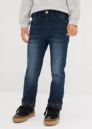 Termojeans med jerseyfôr, Slim Fit, bonprix