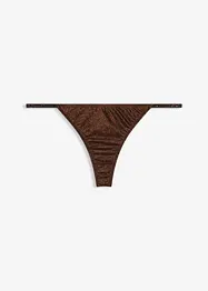 Stringtruse i glittermateriale, bonprix