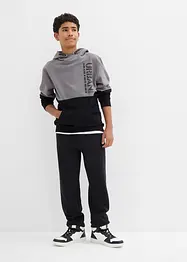 Joggebukse i myk bomullsmiks (2-pack), bonprix