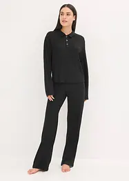 Loungewear-kosedress i mykt ribbemateriale, oversized, bonprix