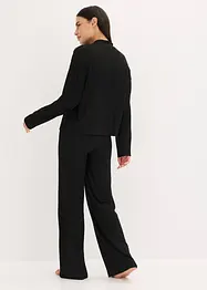 Loungewear-kosedress i mykt ribbemateriale, oversized, bonprix