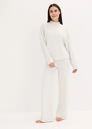 Loungewear-kosedress i mykt ribbemateriale, oversized, bonprix