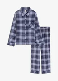 Vevd flanellspyjamas, bonprix