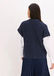 Strikkevest med dekorative knapper, bonprix