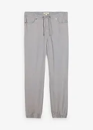 Relaxed Fit-pull on-bukse i 100% bomullstwill,  Tapered, bonprix