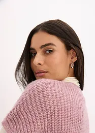 Strikkevest med dekorative knapper og ullandel, bonprix