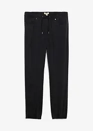 Relaxed Fit-pull on-bukse i 100% bomullstwill,  Tapered, bonprix