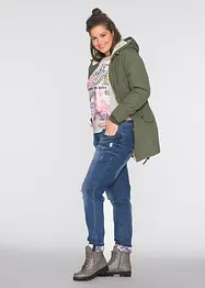 Parkas med pilefleece, bonprix