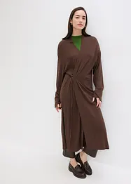 Strikket kåpe av myk viskosemiks, bonprix