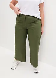 Wide Leg-jeans, High Waist, komfortlinning, bonprix
