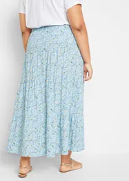 Maxiskjørt med volanger, bonprix